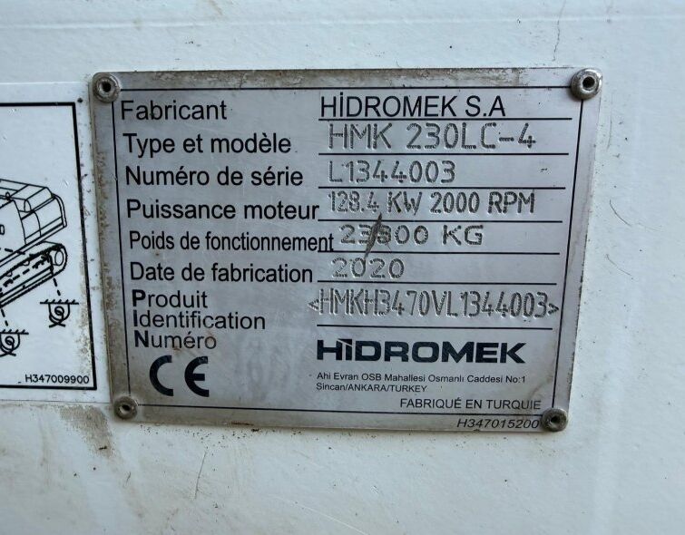 HIDROMEK  HMK 230LC-4